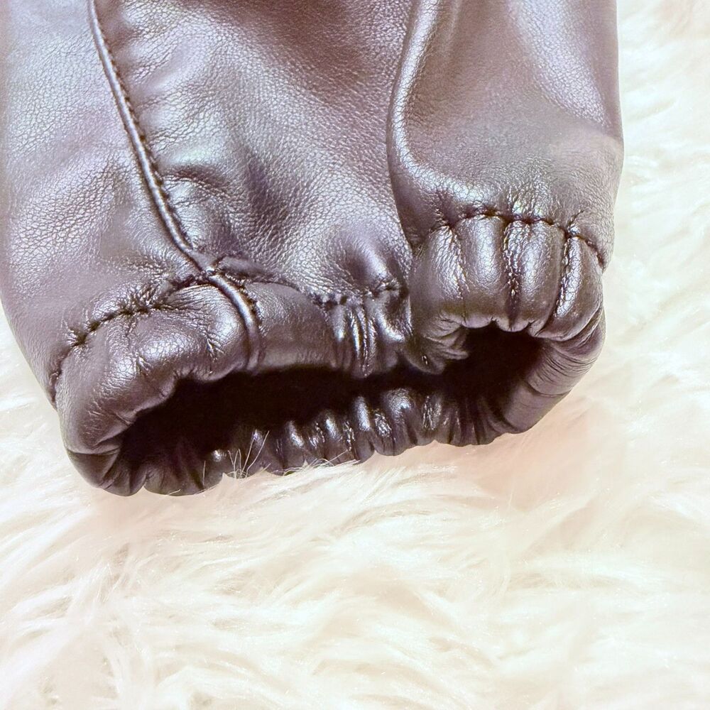Baby Moto Faux Leather Joggers Mini Streetwear 9-12M Gap - Picture 5 of 10